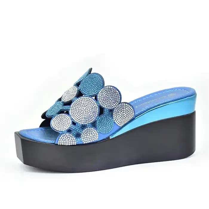 Escarpins à talons hauts scintillants pour femmes