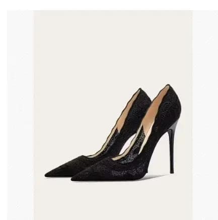 Chaussures de mariage blanches chaussures de mariée Design Sense Niche dentelle pointu talon aiguille peu profond français talons hauts tempérament féminin
