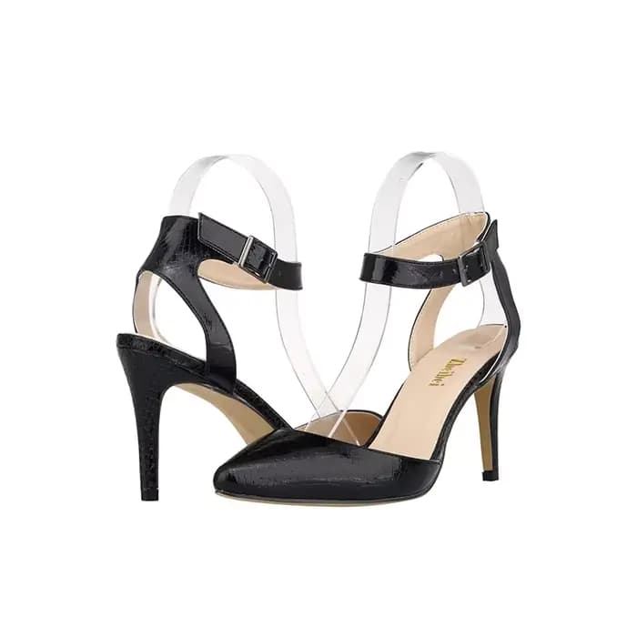 Femmes Sansals talons aiguilles Crocodile Sexy pompes décontracté en cuir PU mode bout ouvert