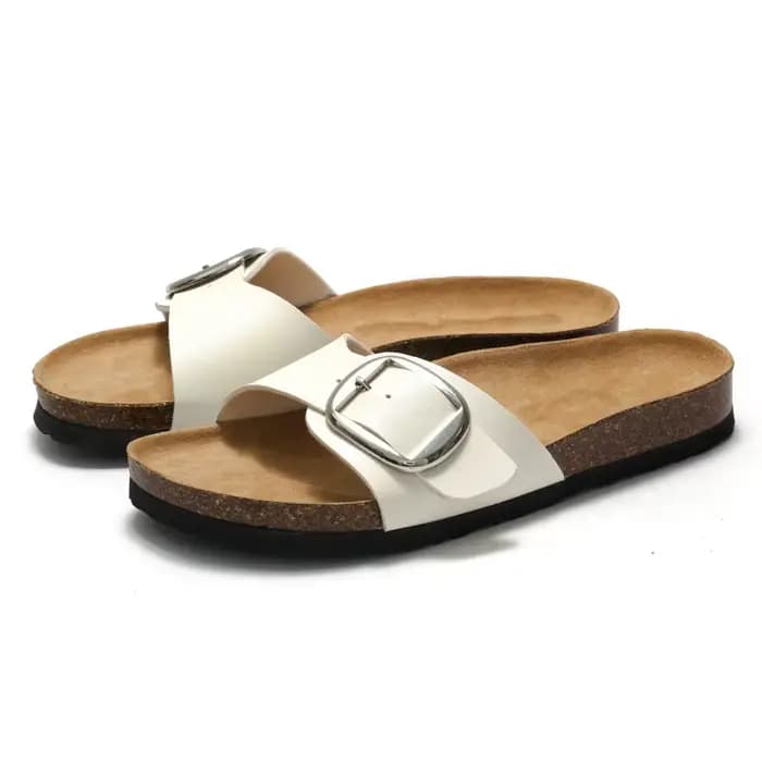 Sandales de plage en daim avec structure réglable pour femmes