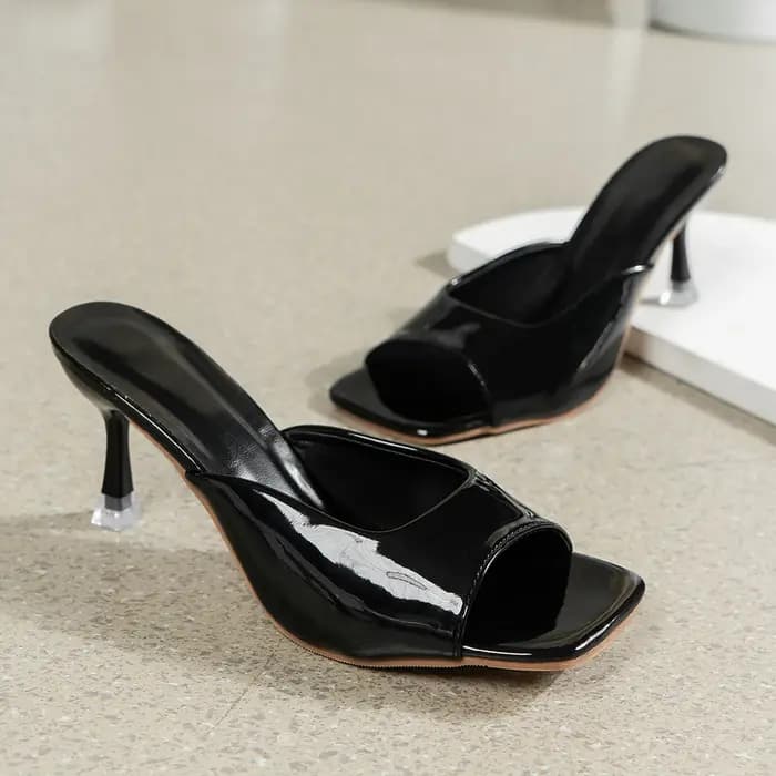 2025 femmes sandales à talons hauts été nouvelle mode bout carré