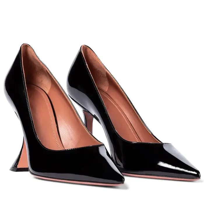 Talons aiguilles pointus en verre à vin pour femmes