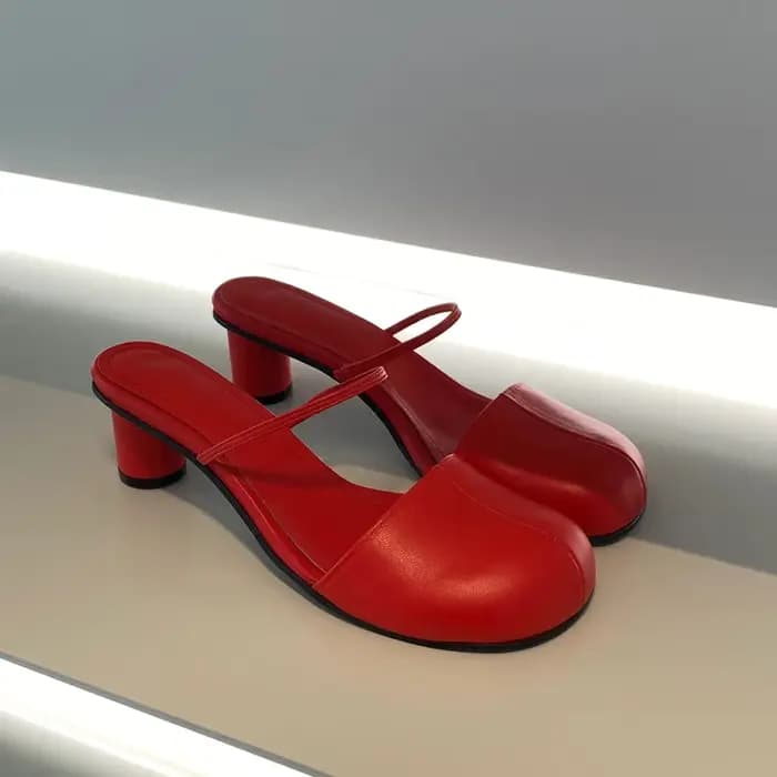 Mules et sandales d'été élégantes pour femmes, à enfiler, style urbain