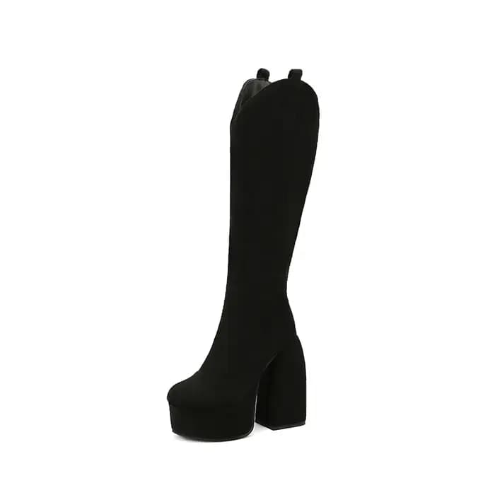 Bottes à plateforme super imperméables pour femmes