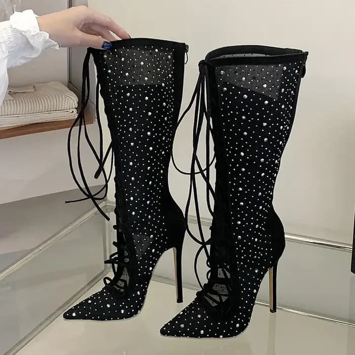 Eilyken – bottes hautes à bout pointu pour femmes