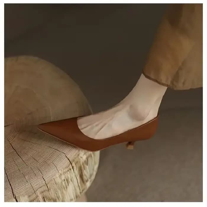 Escarpins de luxe chaussures pour femmes à talons femme talon moyen