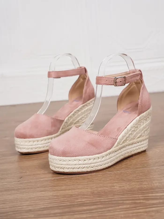 LIHUAMAO espadrilles sandales à talons compensés chaussures pour femmes