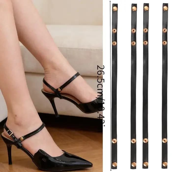 Sangles de fixation élastiques réglables transparentes et invisibles pour talons hauts