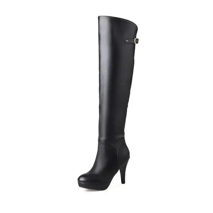 Bottes d'hiver sexy et décontractées à talons hauts pour femmes