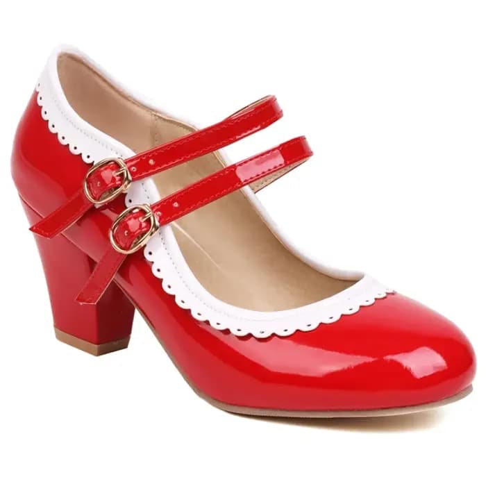 Escarpins Mary Janes à talons hauts pour femmes