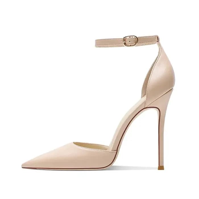 Sandales à talons hauts nus pour femmes françaises