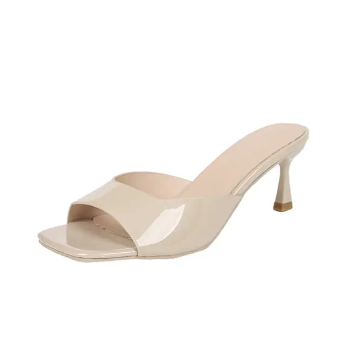 Femmes sandales à talons hauts été nouvelle mode bout carré