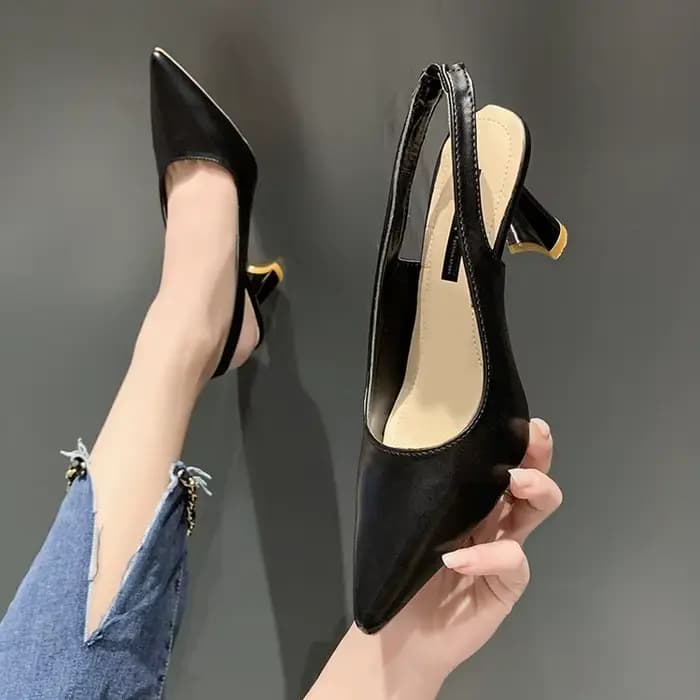 Nouvelles sandales à talons hauts pointus pour femmes, chaussures décontractées à bout peu profond, chaussures élégantes pour femmes, Zapatillas Mujer 2026