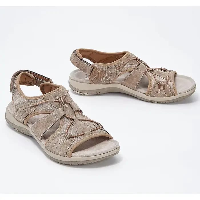 Sandales d'Été Solides Ajourées Décontractées pour Femme, Chaussures de Plage, d'Extérieur, à la Mod