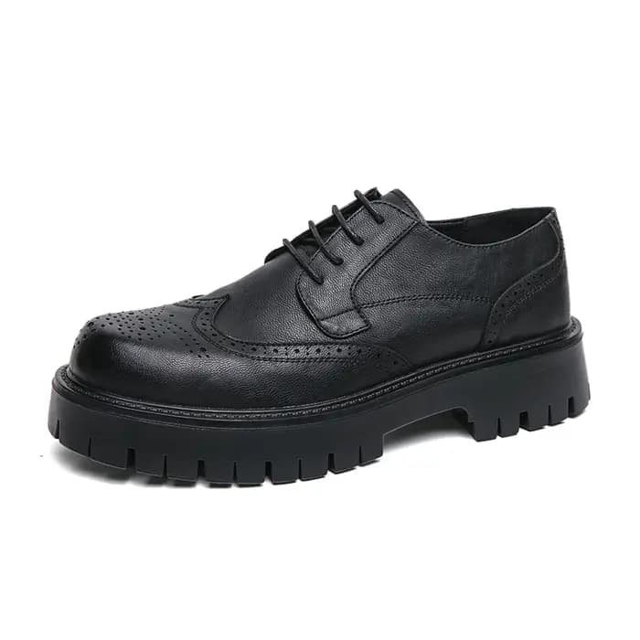 Chaussures Oxford à fond épais de marque de luxe