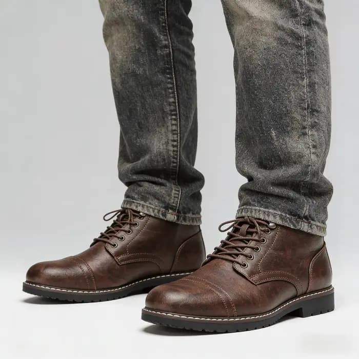 Bottines en cuir confortables de marque tendance 2026