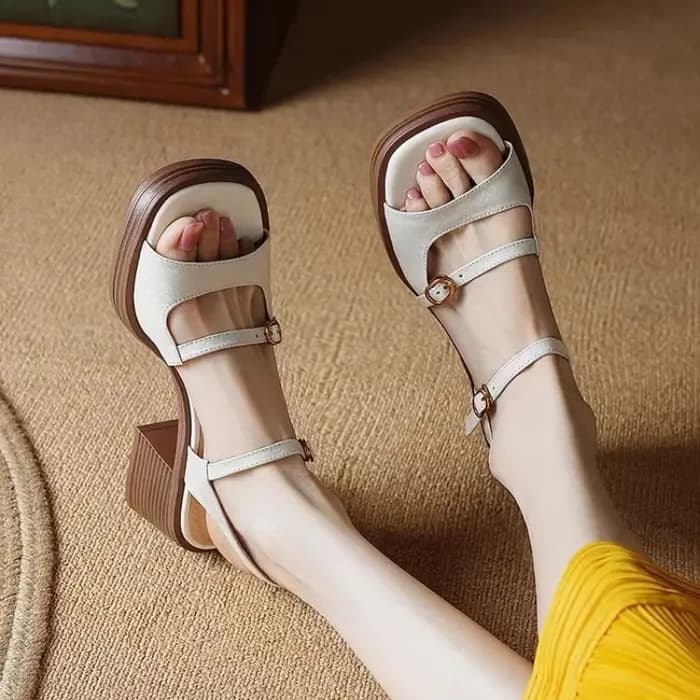 Sandales romaines vintage à plateforme pour femmes