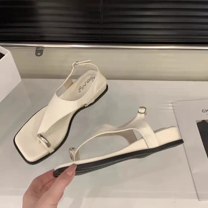 SUOJIALUN 2025 nouvelle marque femmes sandale mode bas talon compensé dames diapositives décontractées chaussures