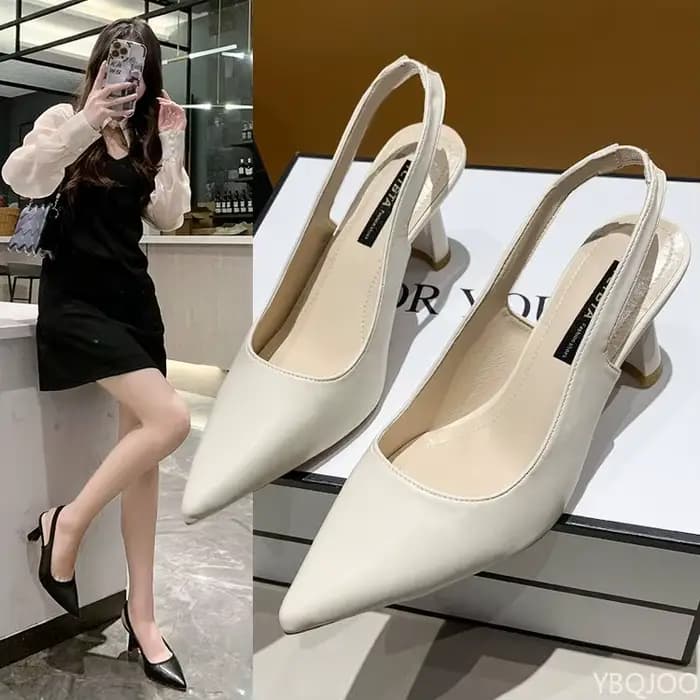 Nouvelles sandales à talons hauts pointus pour femmes, chaussures décontractées à bout peu profond, chaussures élégantes pour femmes, Zapatillas Mujer 2026