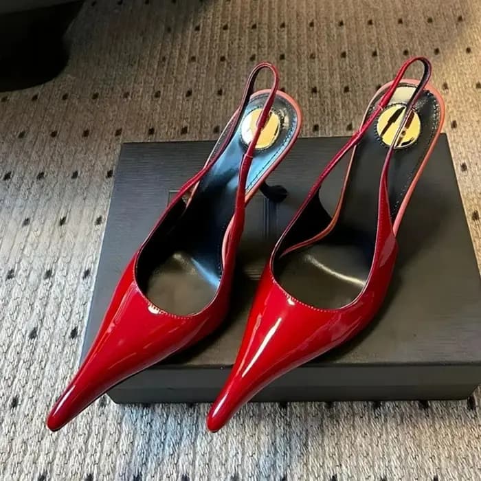 Sandales d'été à talons aiguilles et bout pointu pour femme