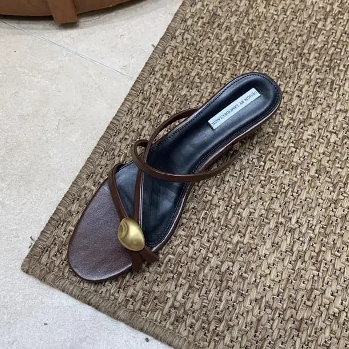 SUOJIALUN 2026 Nouvelle Collection Été – Sandales Élégantes à Talon Moyen Fin pour Femme