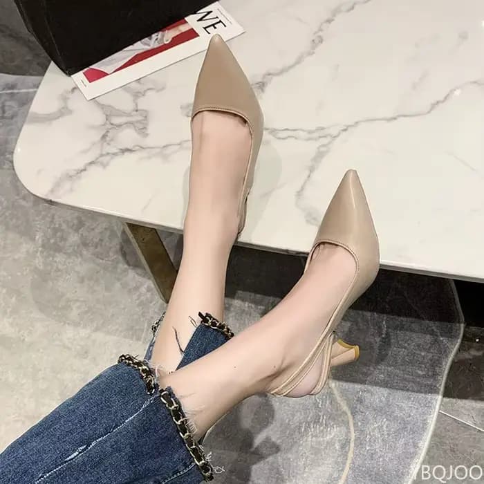 Nouvelles sandales à talons hauts pointus pour femmes, chaussures décontractées à bout peu profond, chaussures élégantes pour femmes, Zapatillas Mujer 2026