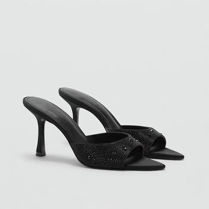 Sandales élégantes à talons aiguilles et bout pointu pour femme