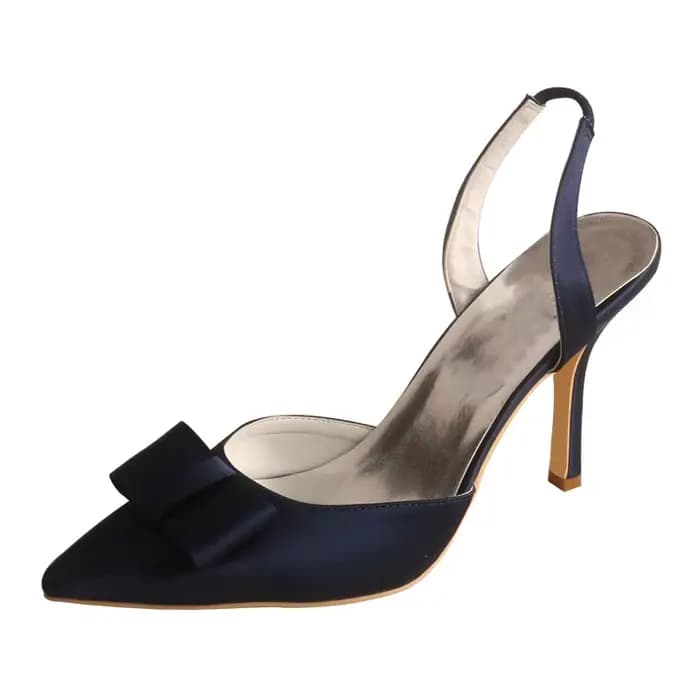 Chaussures personnalisées pour invités de mariage pour femmes, talons bleus, vêtements de fête de mariage, patients, été 2024