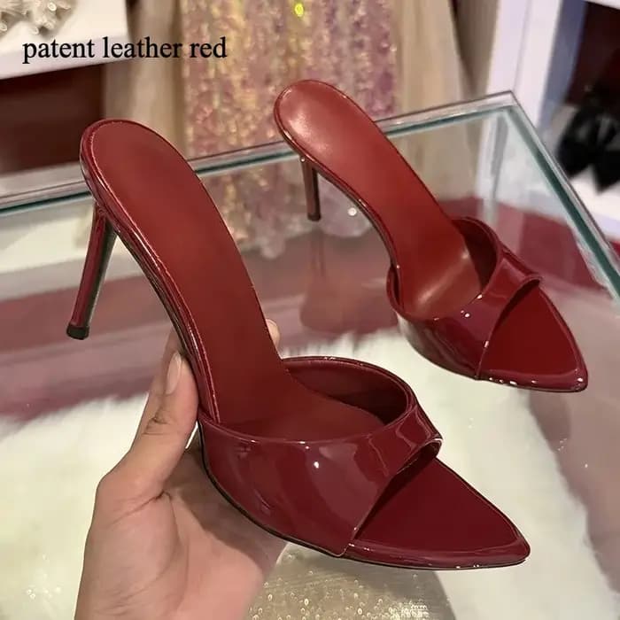 Luxueux sandales à talons en satin pour femmes élégantes