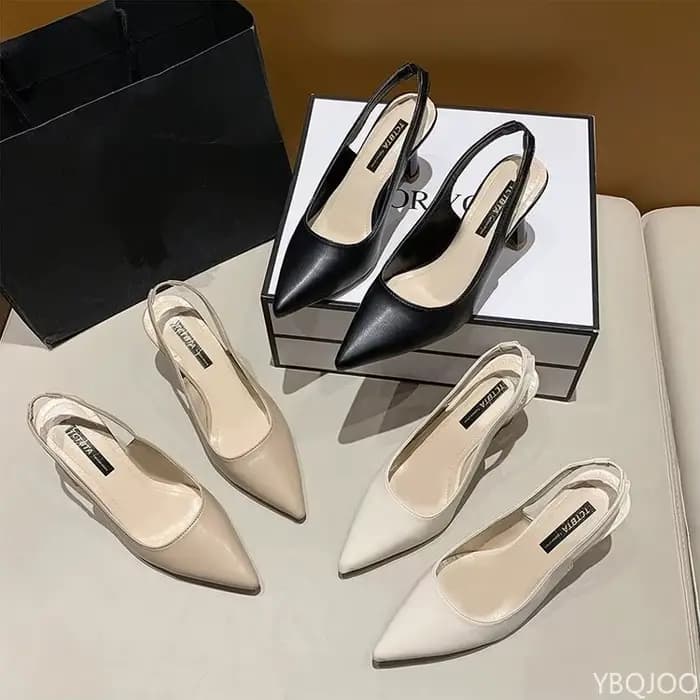 Sandales à talons hauts pointus pour femmes, chaussures décontractées à bouche peu profonde, à la mode, élégantes, nouvelle collection été 2025 