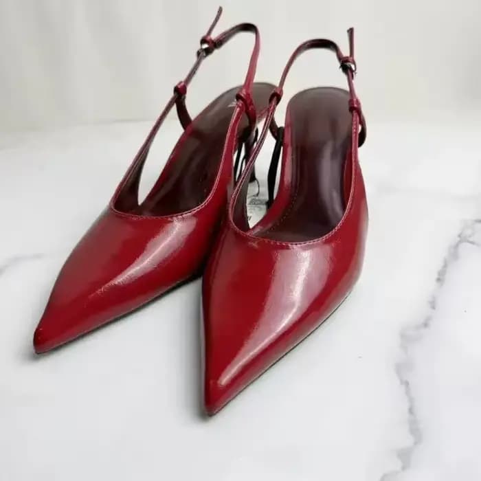 Chaussures de mariage à talons hauts rouges pour femmes