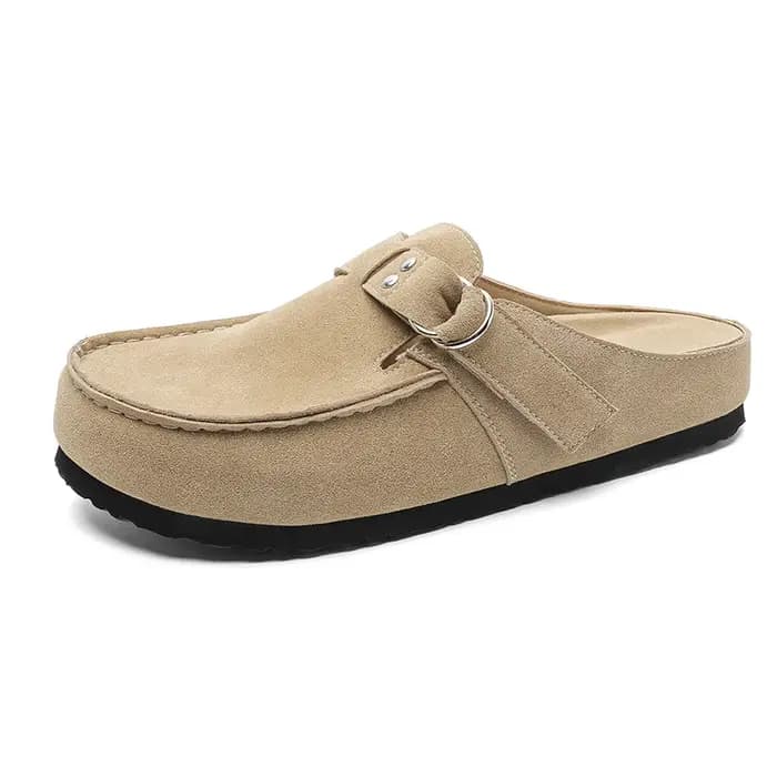Sandales Rétro Décontractées Confortables Antidérapantes Plage 2026 Nouvelle Mode Chaussures en Cuir pour Printemps et Automne Tendance pour Hommes et Femmes