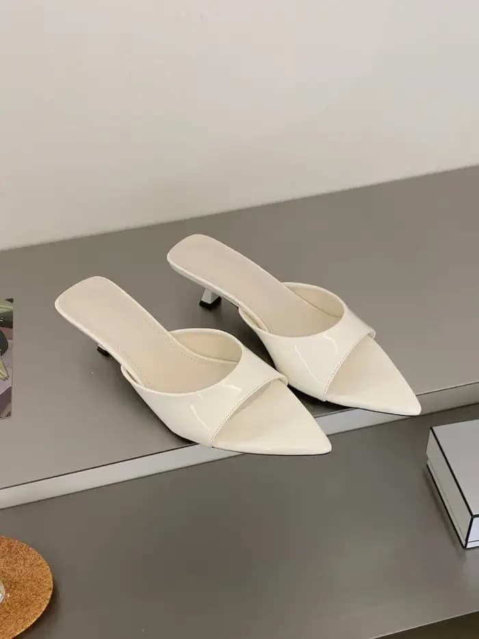 Sandales à talons hauts à bout pointu pour femmes