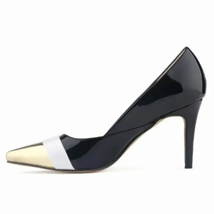Femmes pompes mode Sexy or bout pointu talons hauts classique robe de soirée