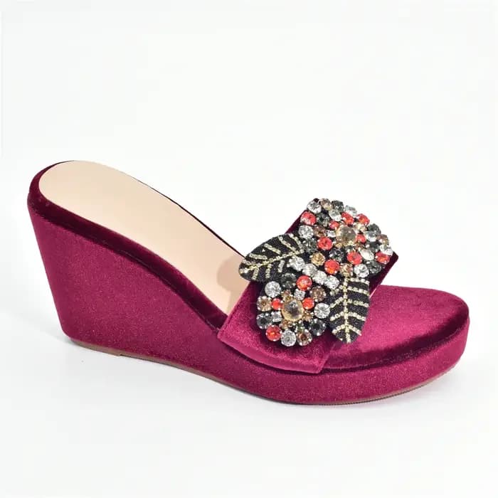 Chaussures italiennes à l'offre elles compensées pour femmes, sandales à talons hauts, design biscuits, optique