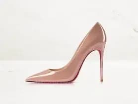 Nouveaux talons hauts en daim bleu marine pour femmes
