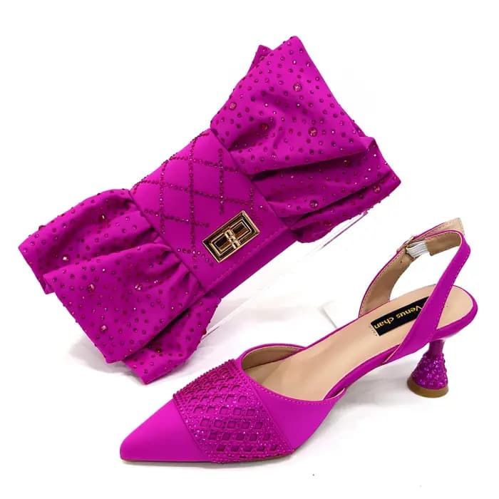 NigWin-Chaussures à talons couleur vin pour femmes
