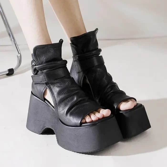 Sandales compensées à plateforme pour femme – Nouvelle collection été 2026 – Tendance