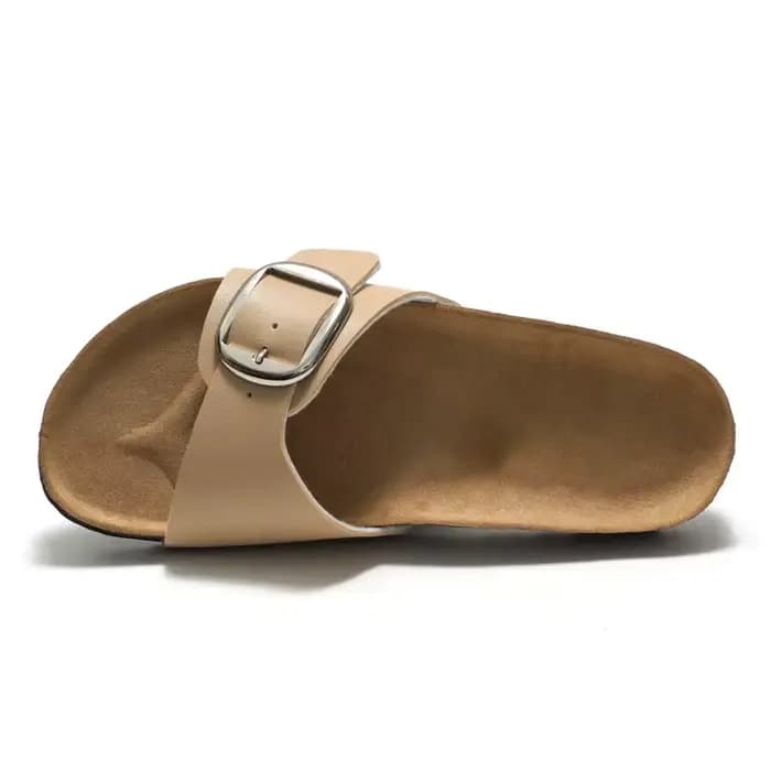 Sandales de plage en daim avec structure réglable pour femmes