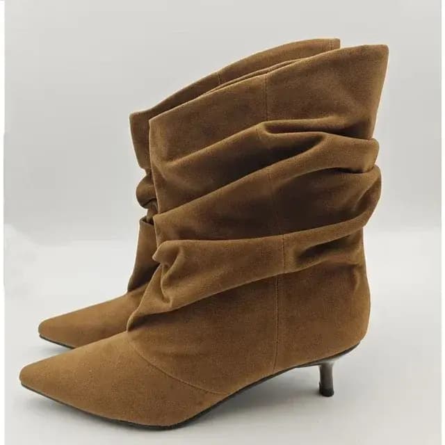 Bottines d'hiver à bout pointu pour Femme