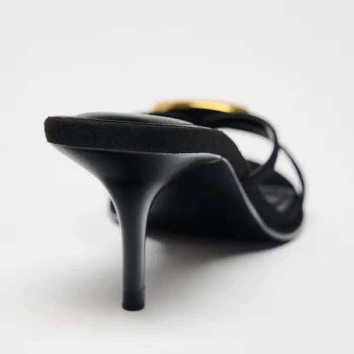 Sandales à talons ouvertes de luxe pour femmes
