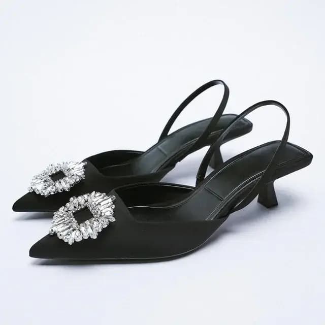 Sandales à talons hauts pointus pour femmes mode Sexy