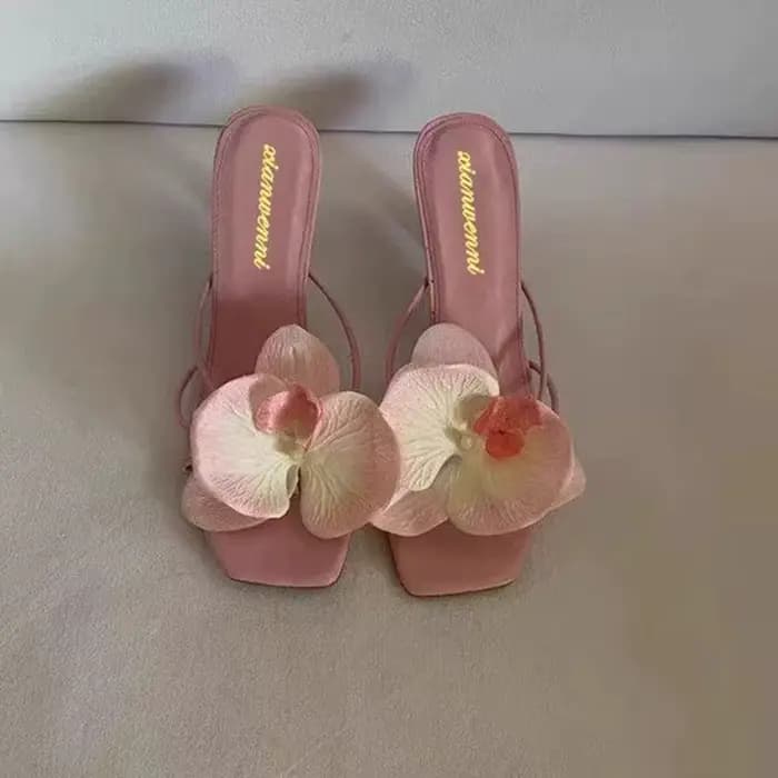 Oulylan talons hauts pantoufles décontracté été chaussures pour femmes de luxe