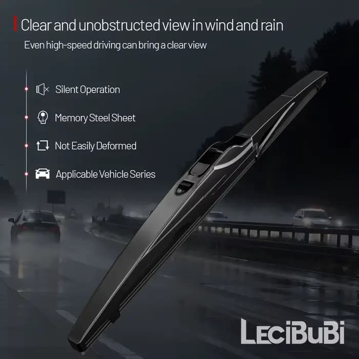 Balai d'essuie-glace arrière, accessoires d'essuie-glace pour Renault Clio 2 Campus 1998-2012 1999 2000 2001 2002 2003 2004 2005