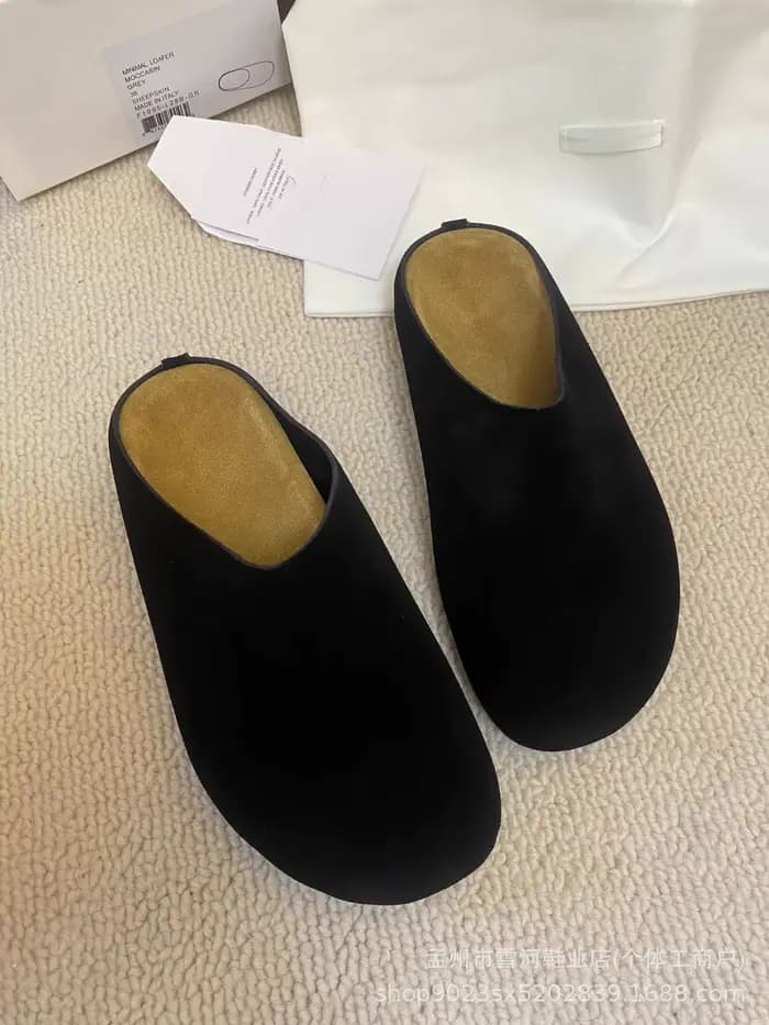 Sabots en cuir véritable pour hommes et femmes