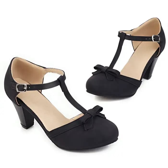 Escarpins élégants pour femmes Lolita D'Orsay chaussures d'été mode sangle noir gris talons hauts