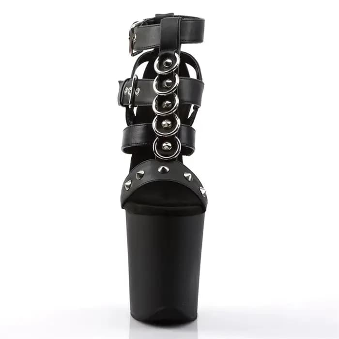 Les sandales à talons ultra-hauts de 20 cm de Rncksi ont des empeignes mates