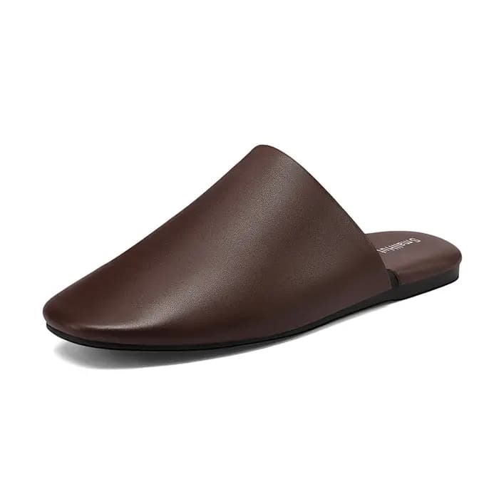 Nouvelle Tendance 2026 Mules d'été en cuir de mouton pour femme