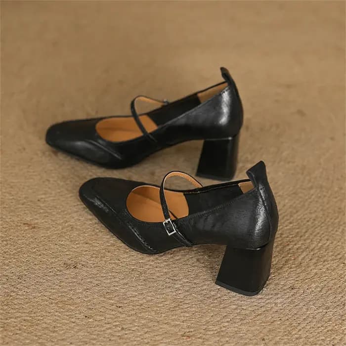 Chaussures à Talons Hauts en Cuir group pour Femme