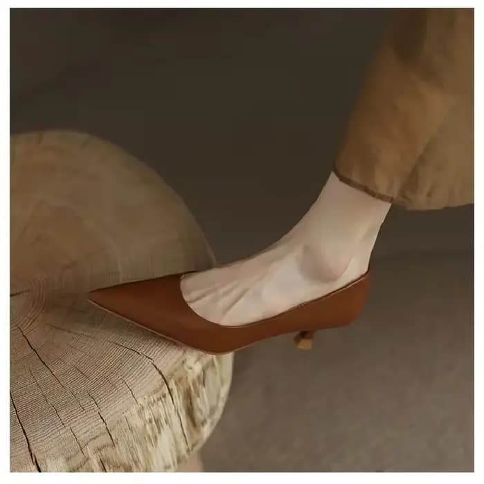 Escarpins de luxe chaussures pour femmes à talons femme talon moyen